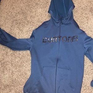 Burton large ski fleece hoodie